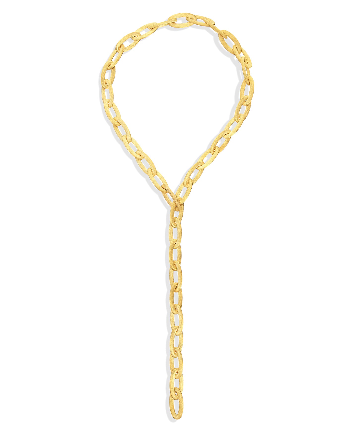 "libera icon" statement gold necklace chain