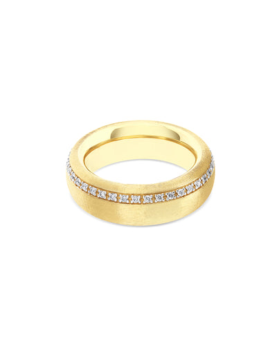 Anello di fidanzamento "LIBERA ICON" in oro e diamanti (grande)