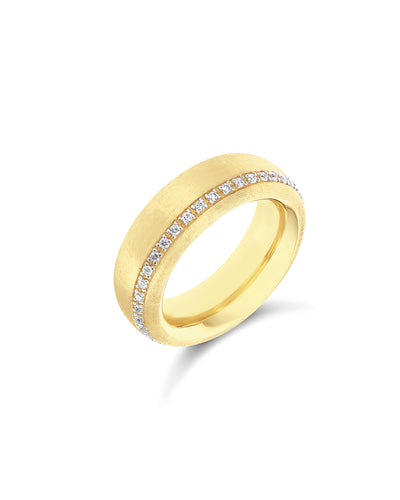 Anello di fidanzamento "LIBERA ICON" in oro e diamanti (grande)