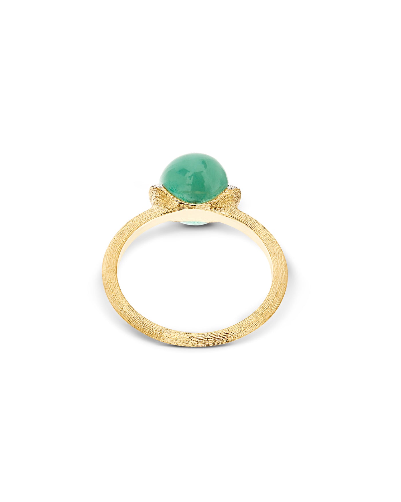 "amazonia" gold, diamonds and green aventurine ring (small) 