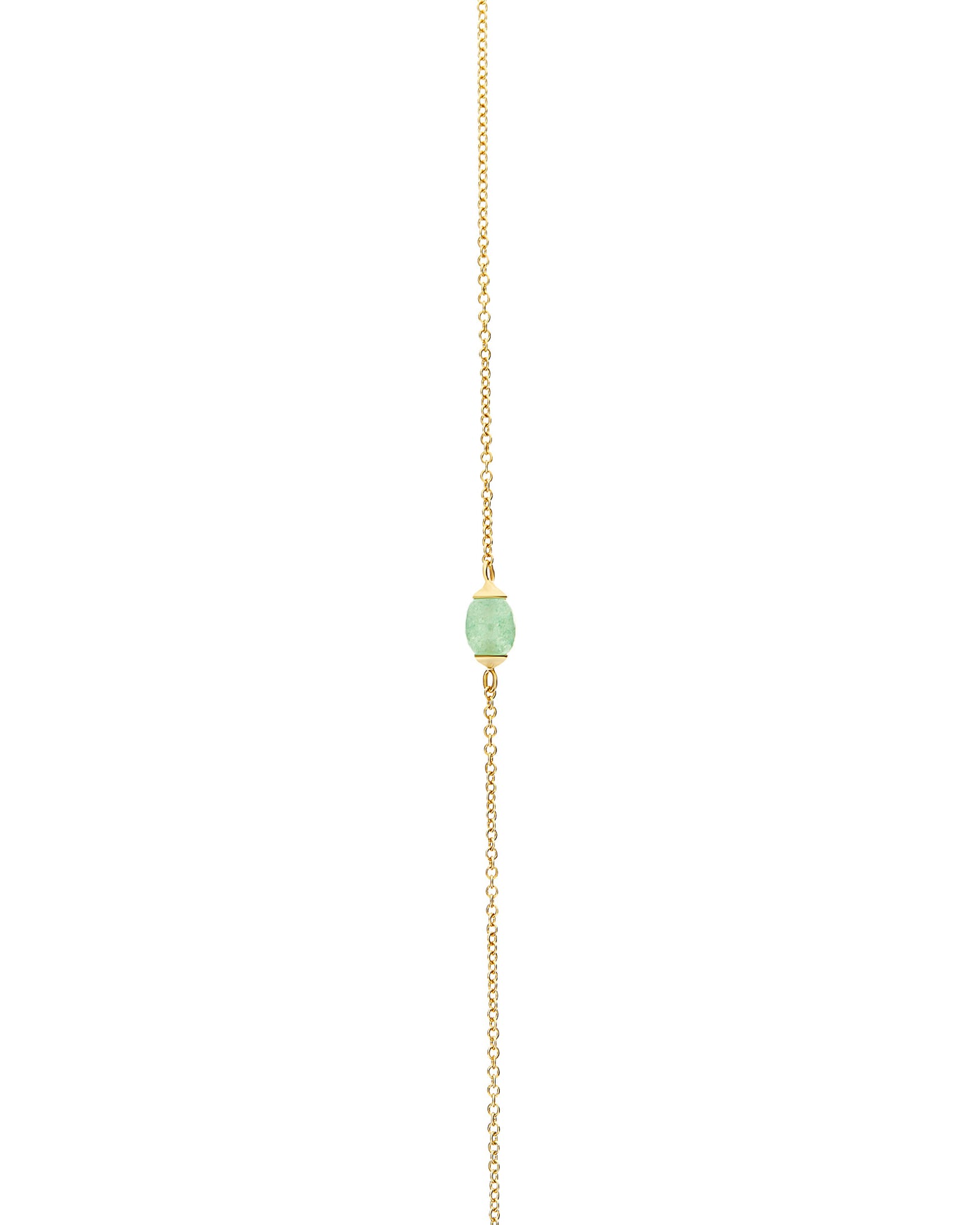 "amazonia" gold and green aventurine necklace (small) 