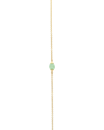 "amazonia" gold and green aventurine necklace (small) 