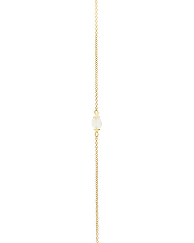 "white desert" gold and moonstone necklace (small)