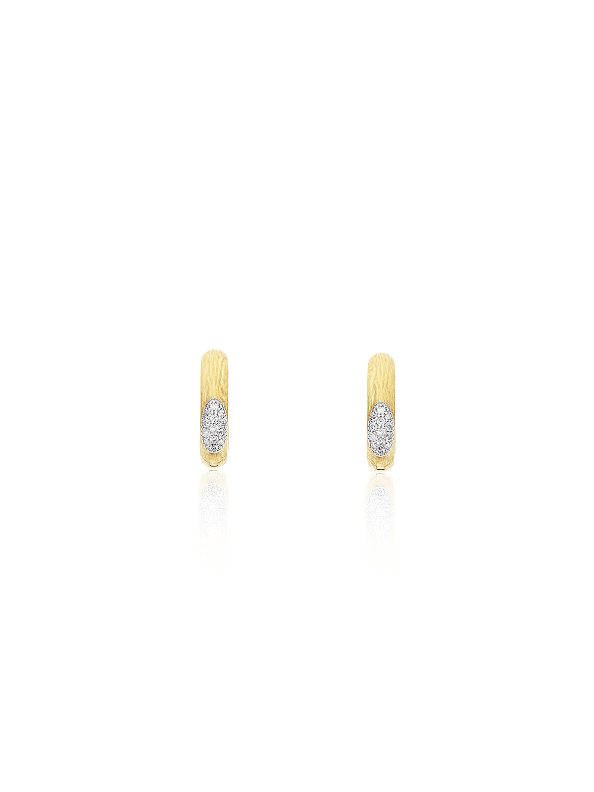 "LIBERA" SMALL SQUARED GOLD EARRINGS