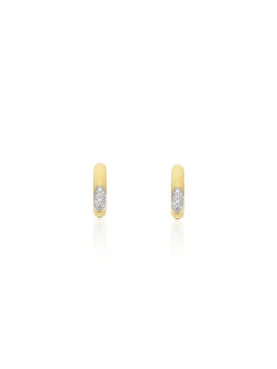 "LIBERA" SMALL SQUARED GOLD EARRINGS