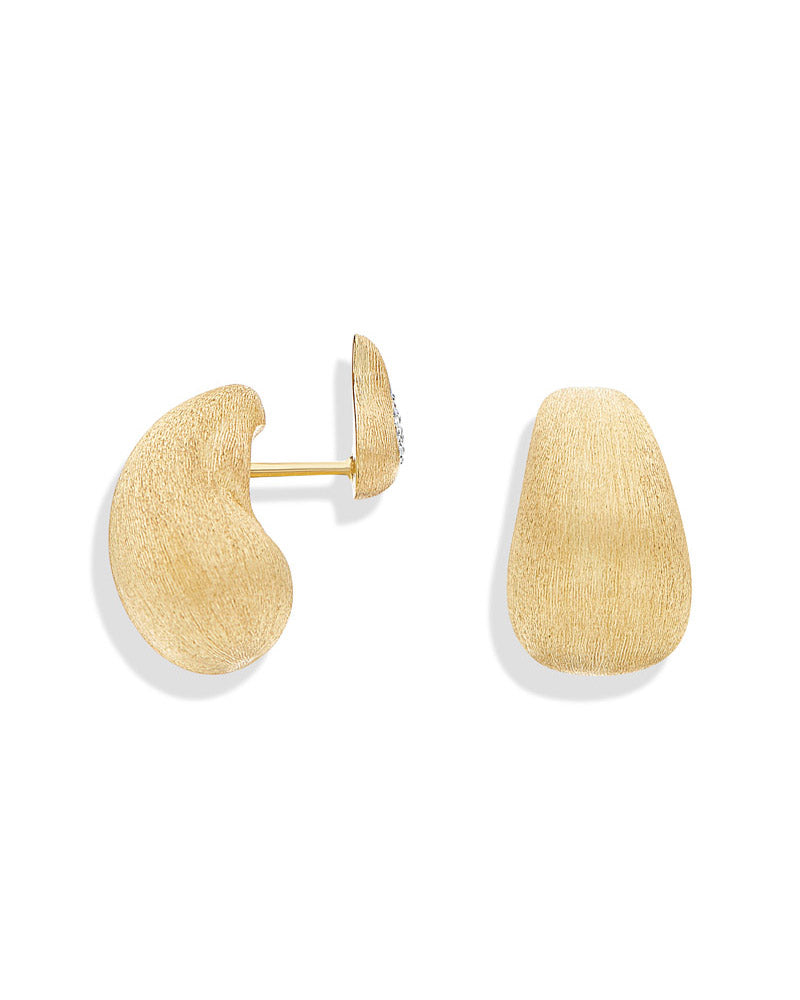 "cashmere" gold and diamonds 3 in 1 earrings