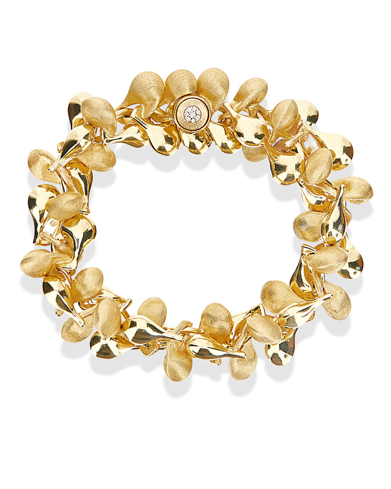 "trasformista" gold and diamonds bracelet