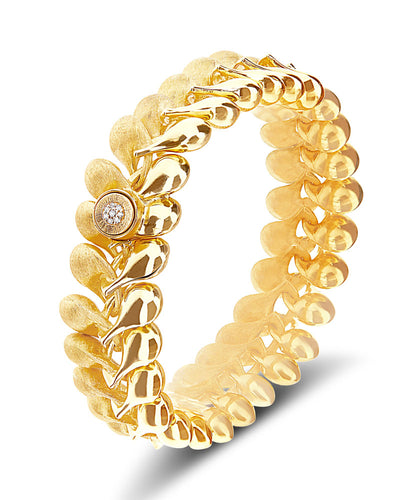 Bracciale "TRASFORMISTA" in oro e diamanti