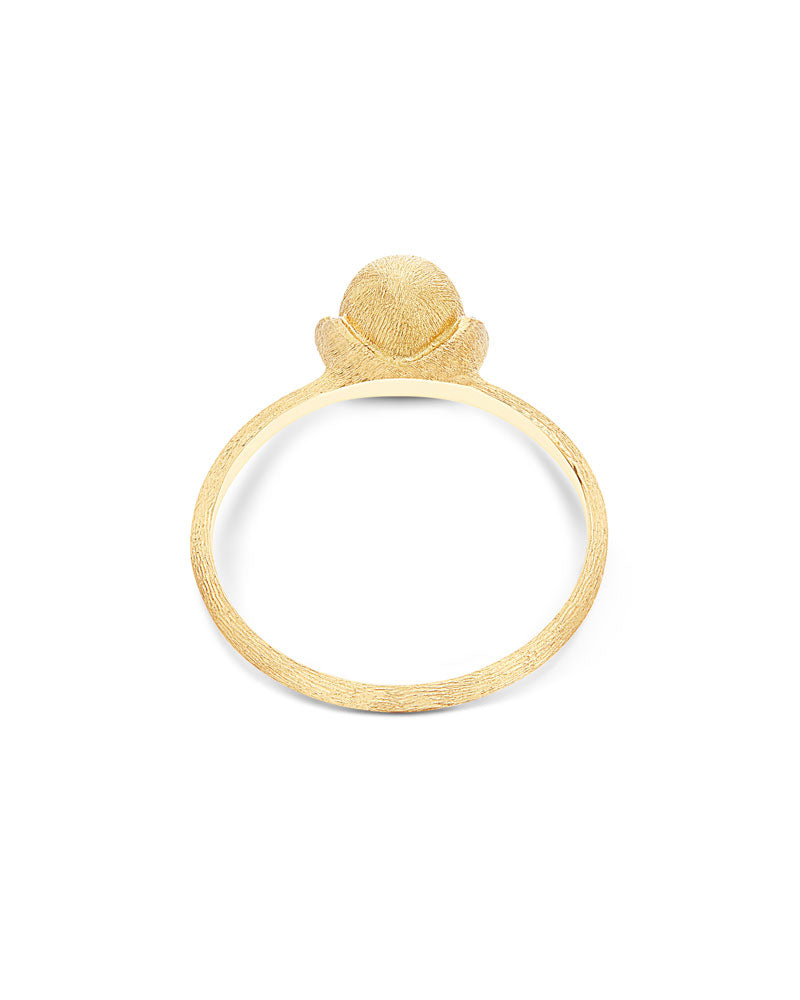 "élite" diamonds and gold boule ring (small)