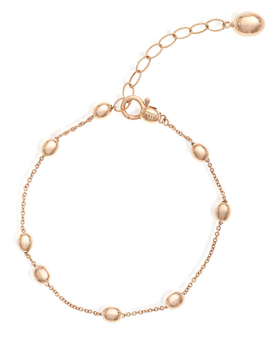 "soffio" rose gold boules bracelet