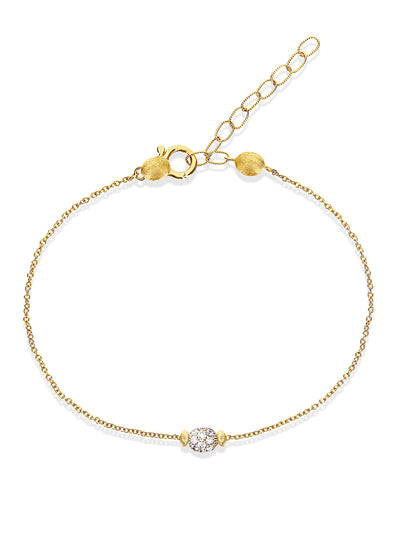 "élite" gold and diamonds boule bracelet