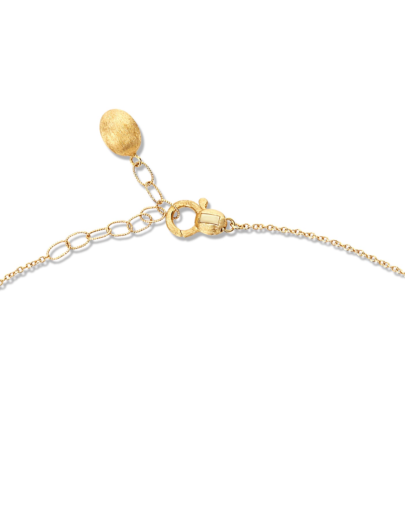 Collana girocollo "soffio" con boules in oro