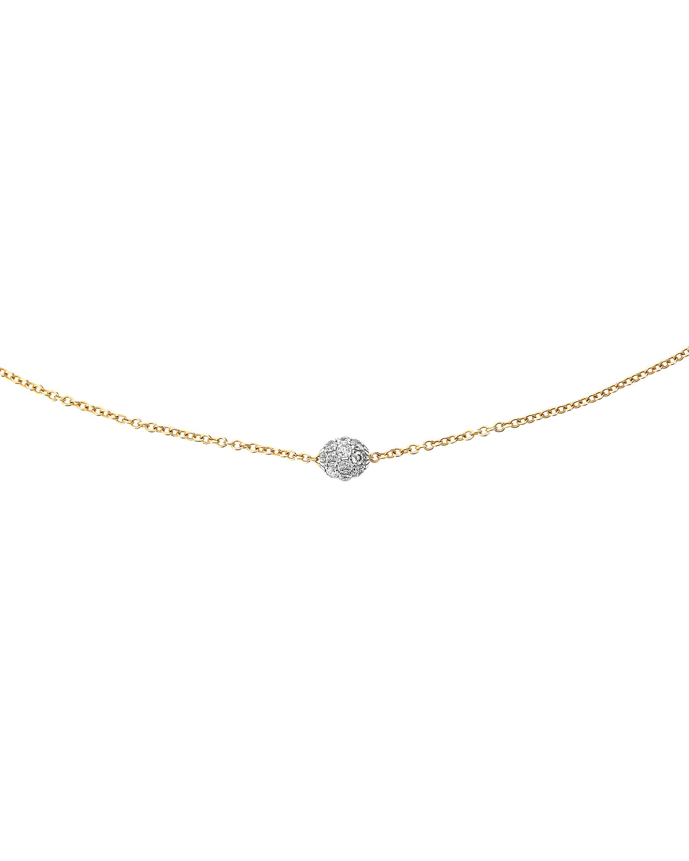 "élite" gold and diamonds light point necklace