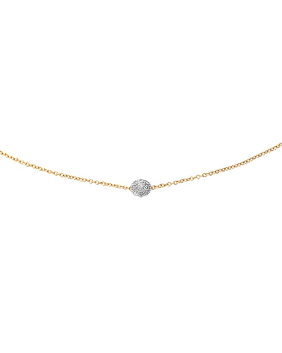 "Élite" gold and diamonds light point necklace