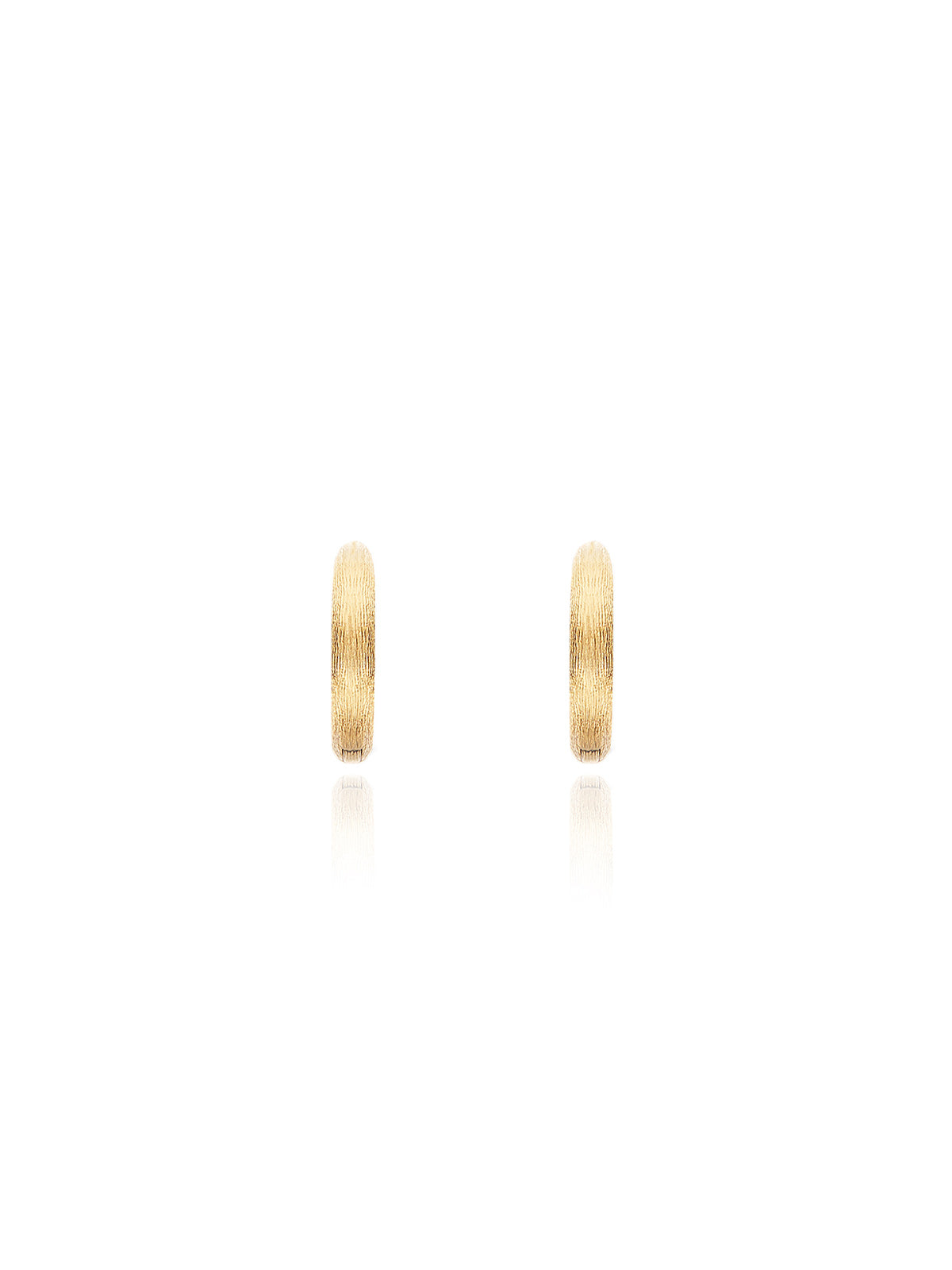 "libera" gold hoop earrings (small)