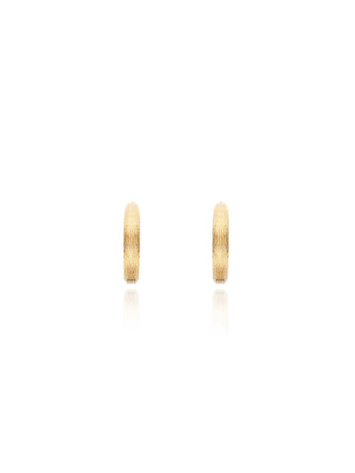 "libera" gold hoop earrings (small)