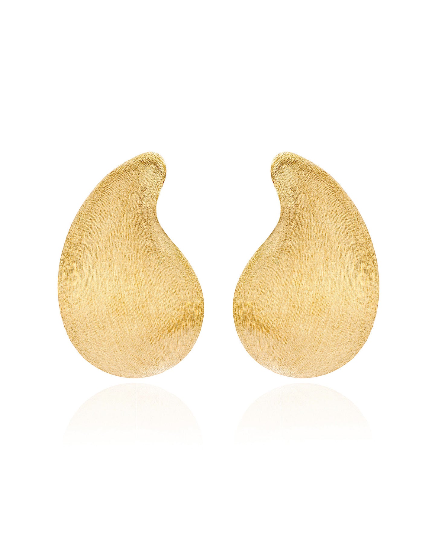 Nanis Orecchini a lobo "CASHMERE" in oro – Nanis Italian Jewels