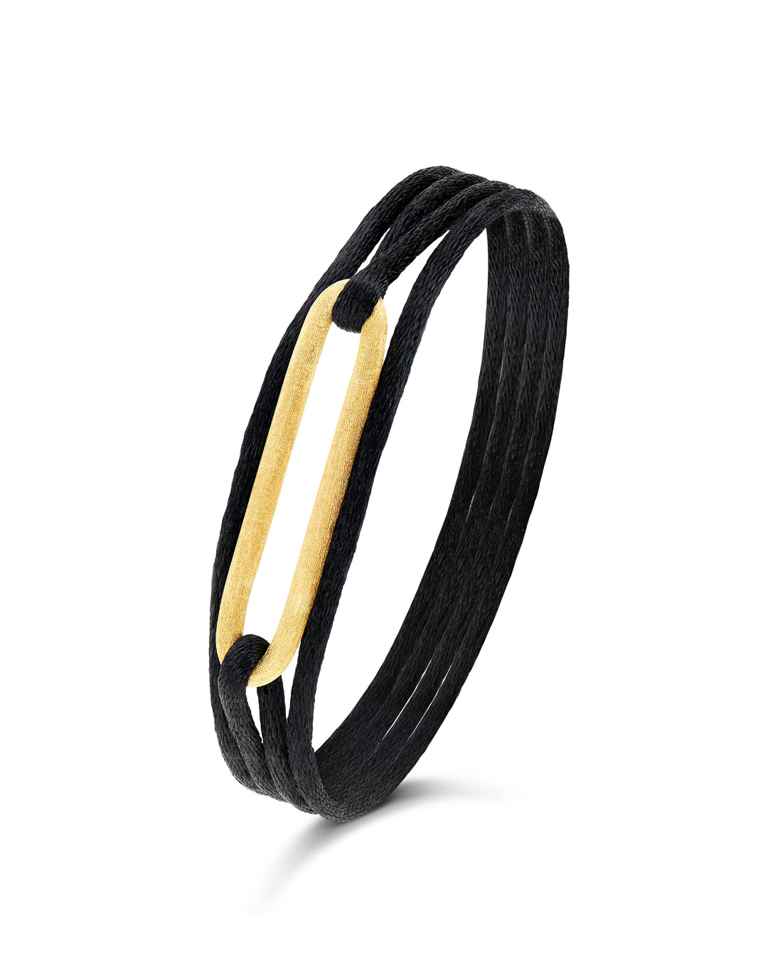 Black stone gold bracelet hotsell