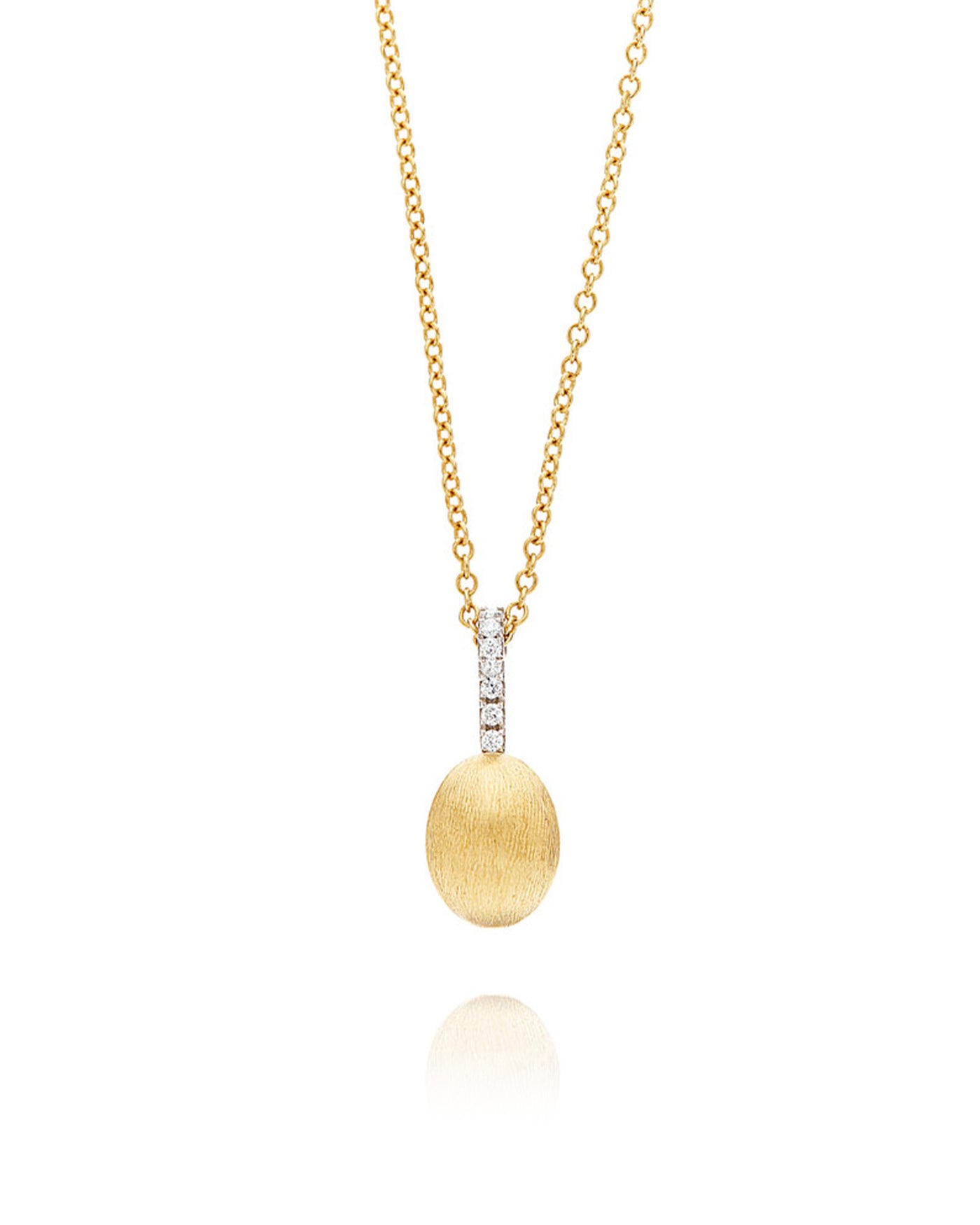 "Élite" gold and diamonds small necklace